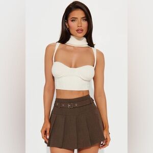 Fashion Nova Snow Babe Sweater Top